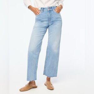 J. Crew Wide leg crop jean in all-day stretch
